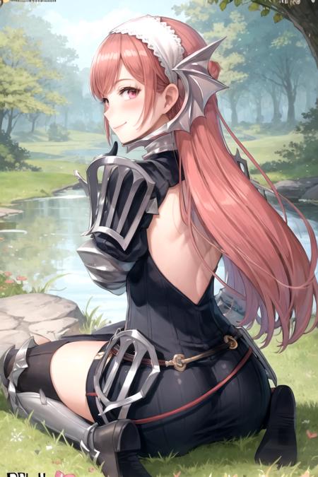 01282-4143151961-masterpiece, ultra high quality cg, best quality, cherche_def, looking at viewer, blush, smile, gloves, sitting, ass, looking ba.png
